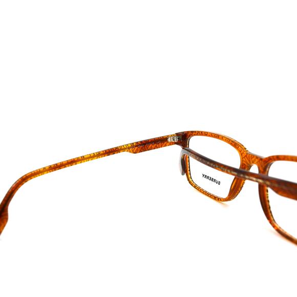 NEW Burberry BE2308 3823 Transparent Brown/signature B Check Eyeglasses Frame - Picture 12 of 13